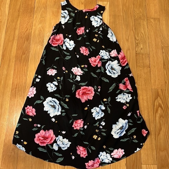 𝅺old navy girl floral tank top dress size Xl (14). - Picture 5 of 7